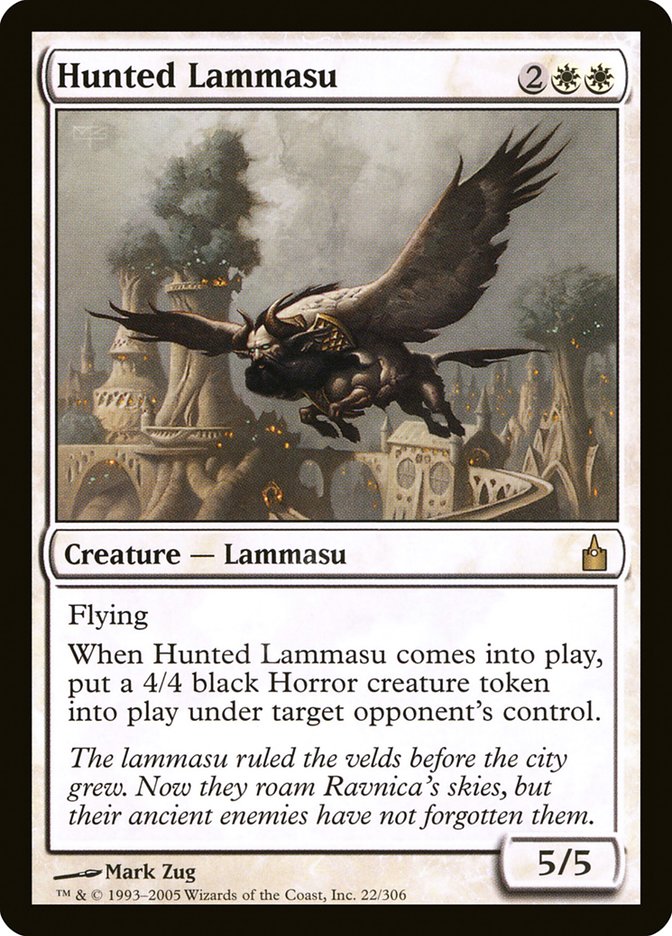 Hunted Lammasu (Ravnica: City of Guilds #22)
