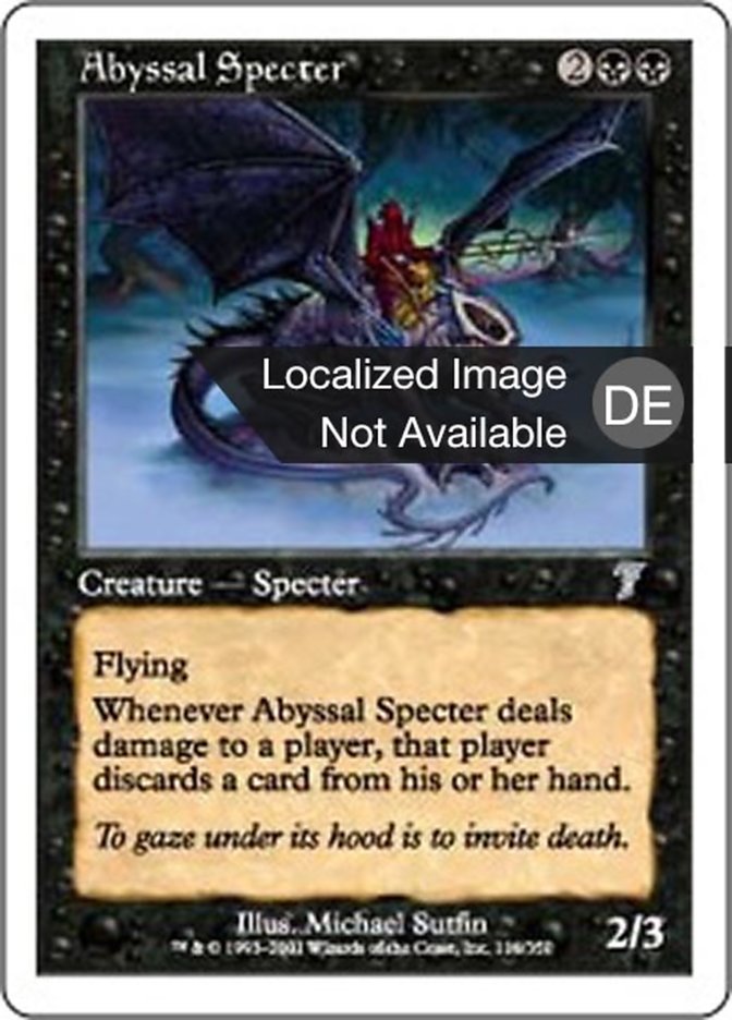 Abyssal Specter (Seventh Edition #116)