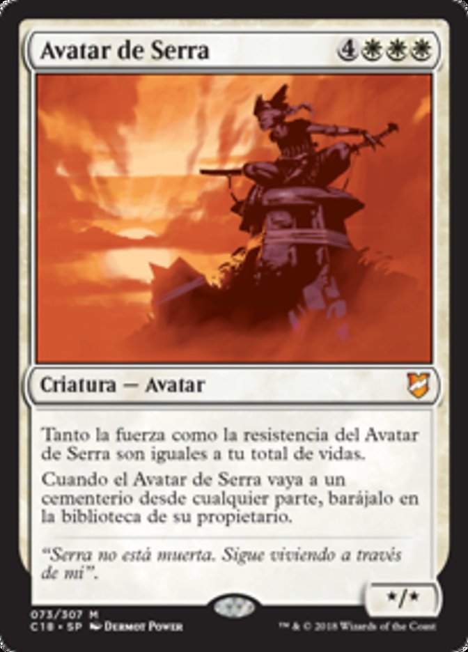 Serra Avatar (Commander 2018 #73)