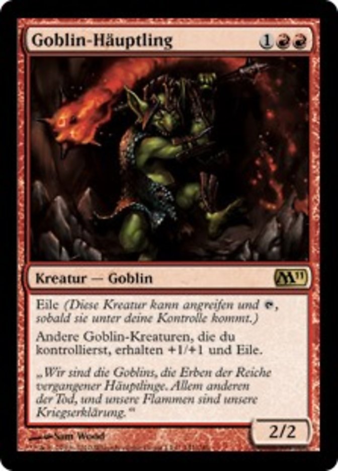 Goblin Chieftain (Magic 2011 #141)