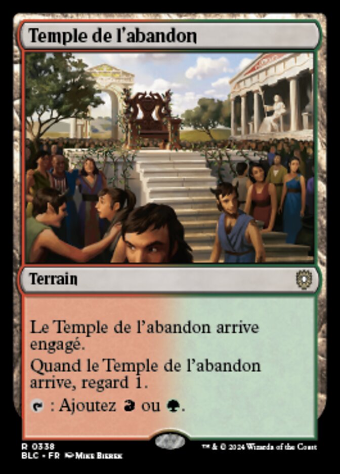 Temple of Abandon (Bloomburrow Commander #338)