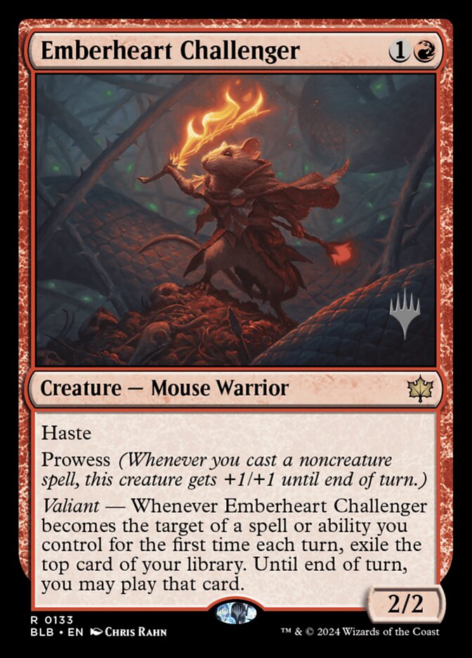 Emberheart Challenger (Bloomburrow Promos #133p)