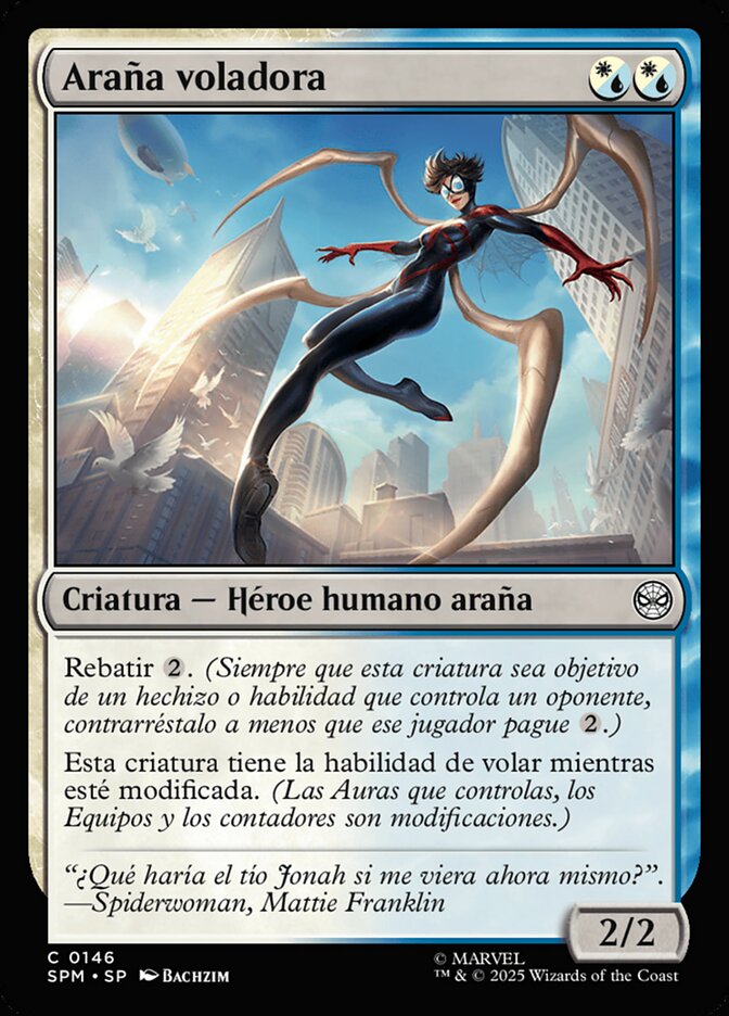 Araña voladora