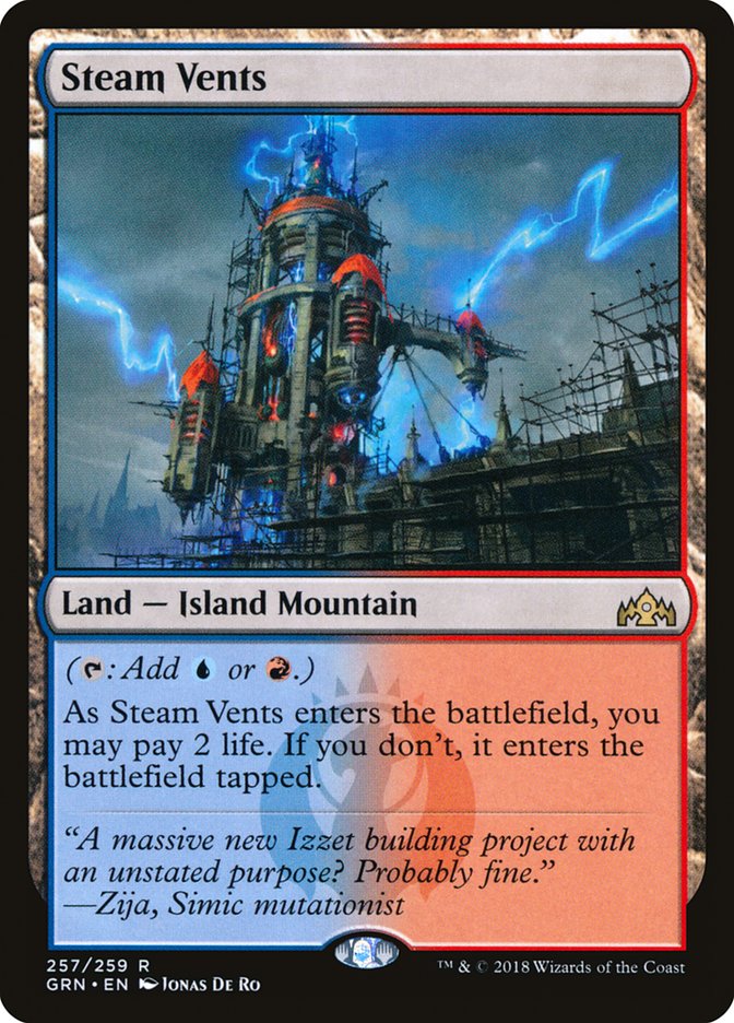 Steam Vents (Guilds of Ravnica #257)