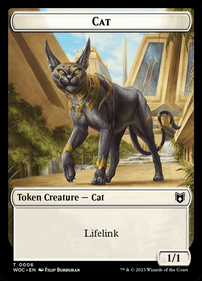 Cat (Wilds of Eldraine Commander Tokens #6)