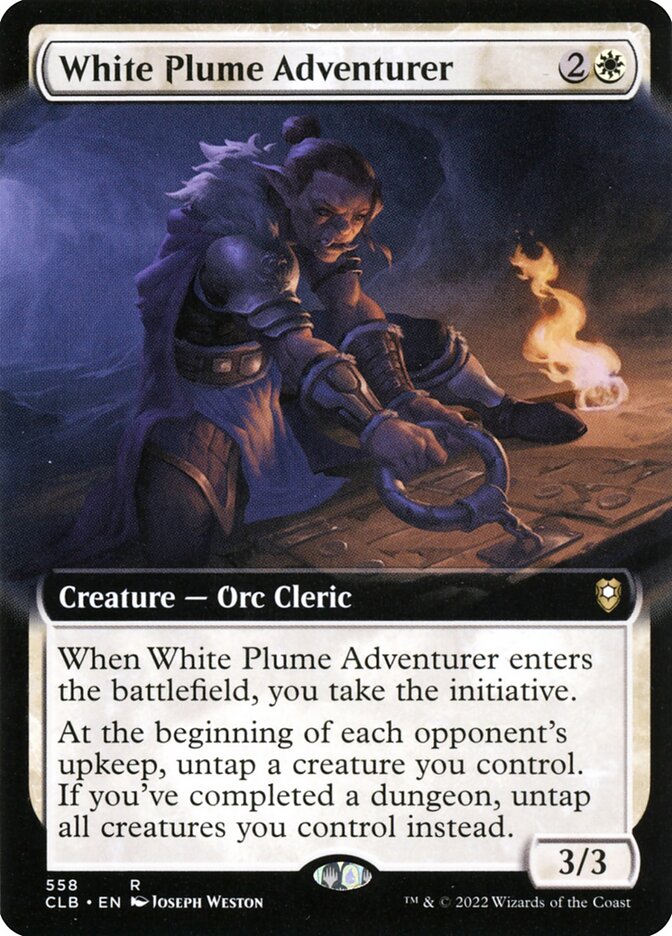 White Plume Adventurer (Commander Legends: Battle for Baldur's Gate #558)
