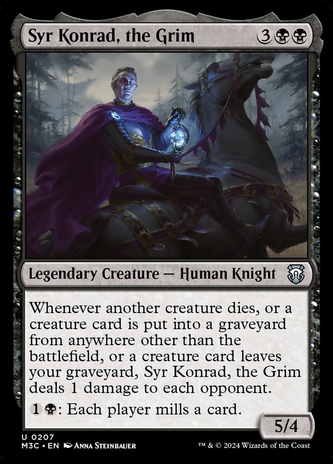 Syr Konrad, the Grim (Modern Horizons 3 Commander #207)