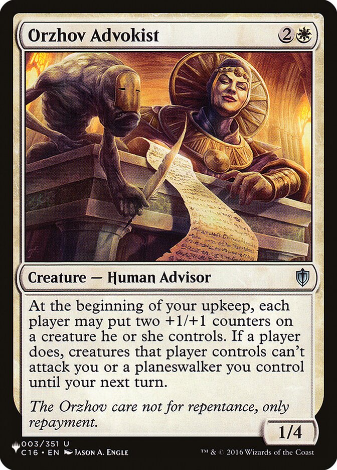 Orzhov Advokist (The List #C16-3)