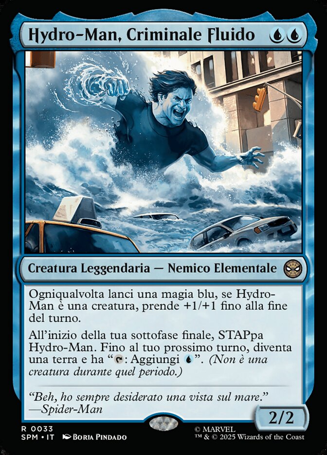 Hydro-Man, Criminale Fluido