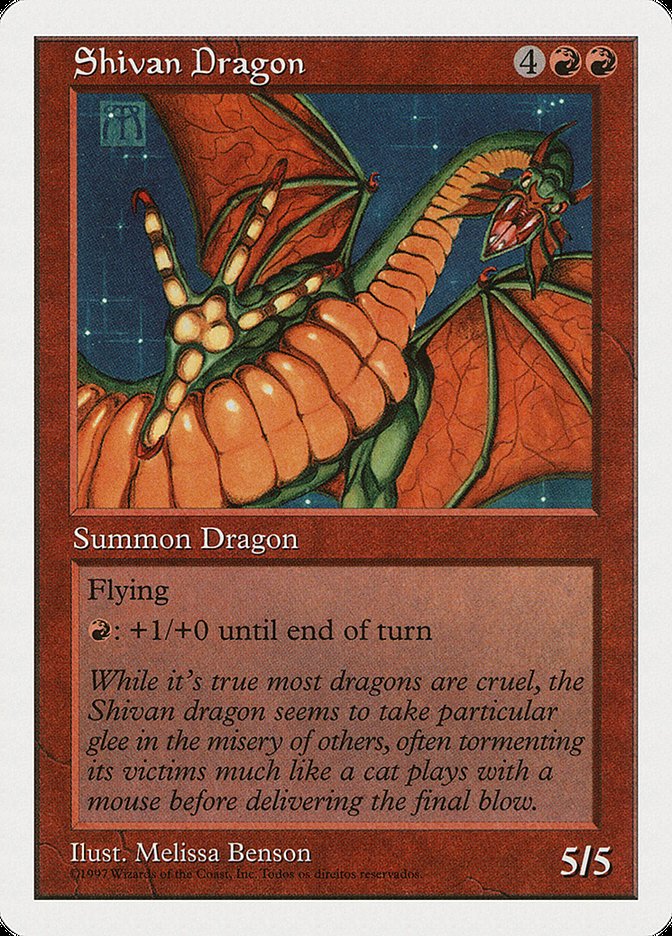 Shivan Dragon (Fifth Edition #267†)