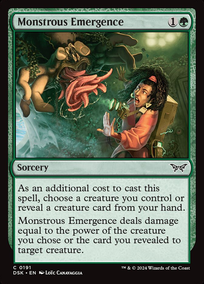 MTG Duskmourn – All Monogreen Cards Revealed