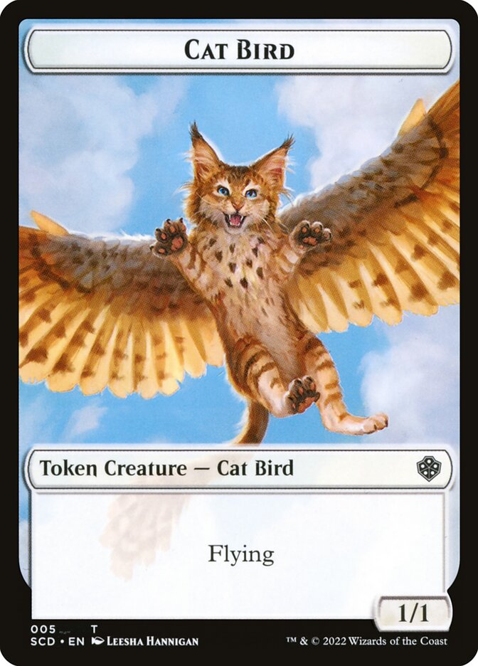 Cat Bird (Starter Commander Deck Tokens #5)