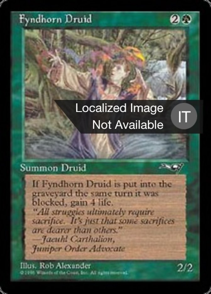 Fyndhorn Druid (Alliances #90a)