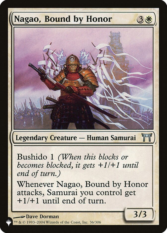 Nagao, Bound by Honor (The List #CHK-36)