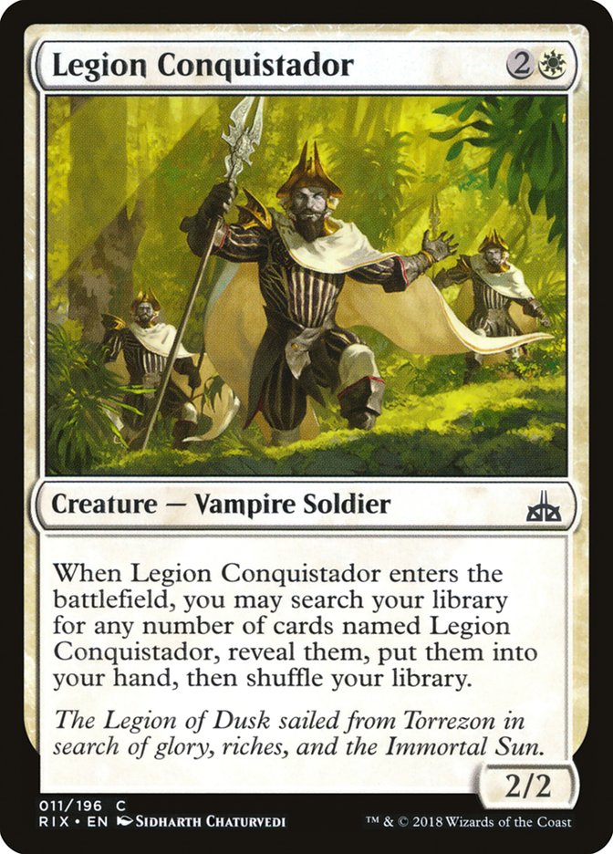 Legion Conquistador (Rivals of Ixalan #11)
