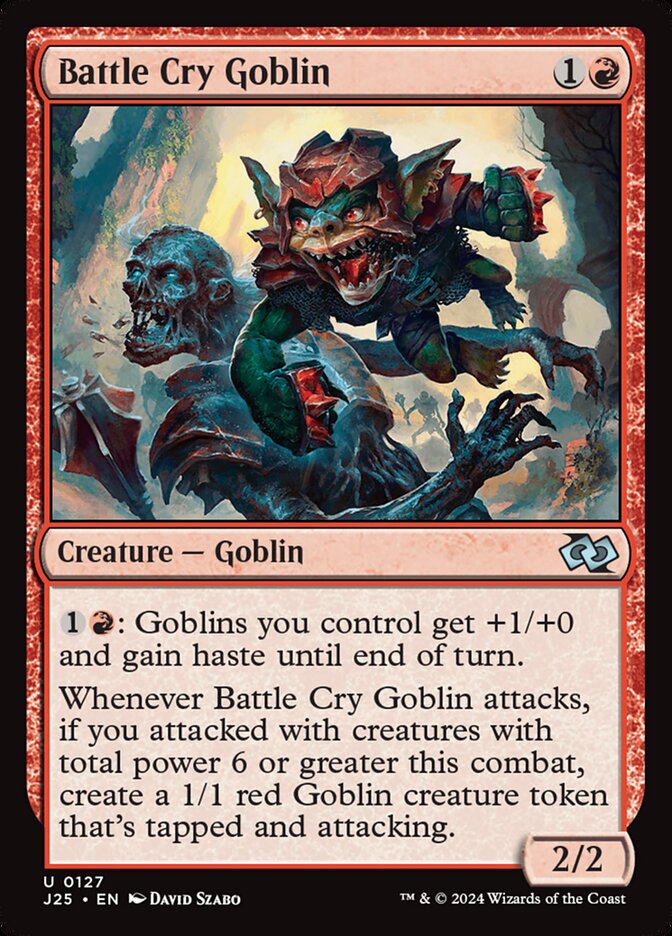 Battle Cry Goblin (Foundations Jumpstart #127)