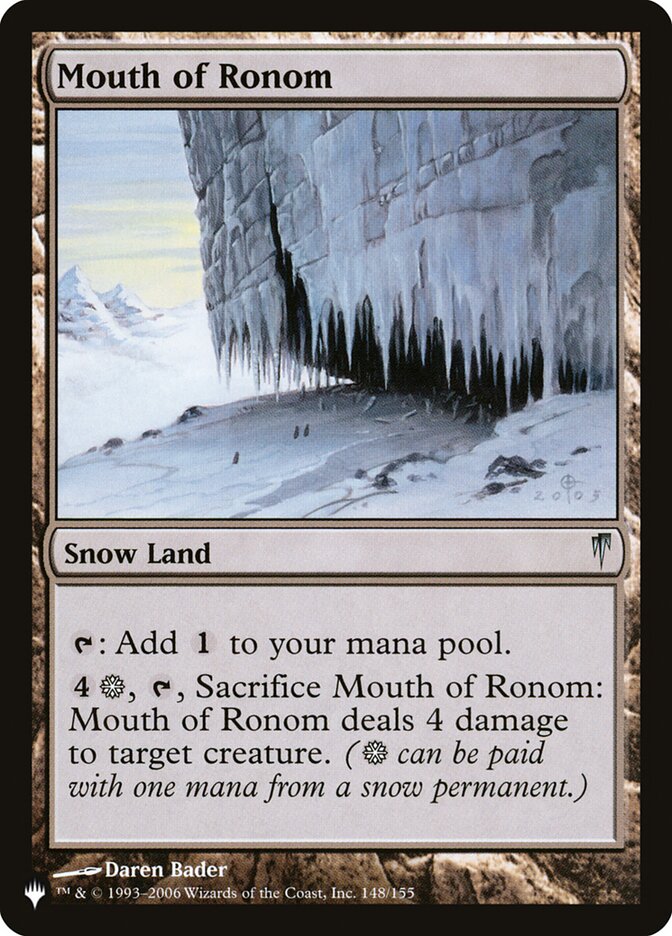 Mouth of Ronom (The List #CSP-148)