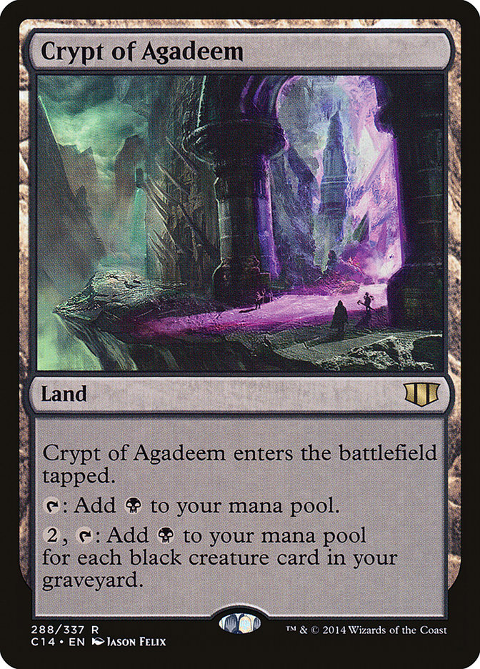 Crypt of Agadeem (Commander 2014 #288)