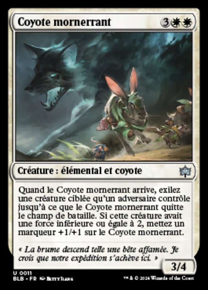 Coyote mornerrant