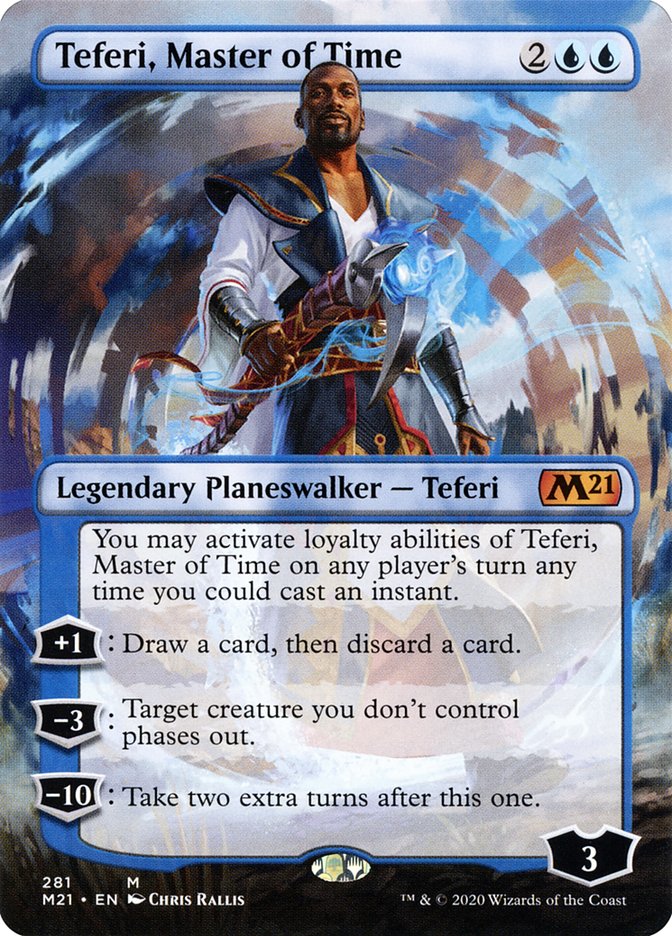 Teferi, Master of Time · Core Set 2021 (M21) #281 · Scryfall Magic 