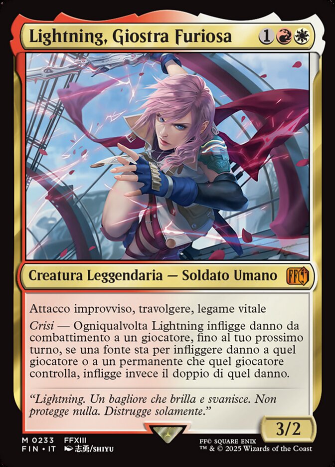 Lightning, Giostra Furiosa