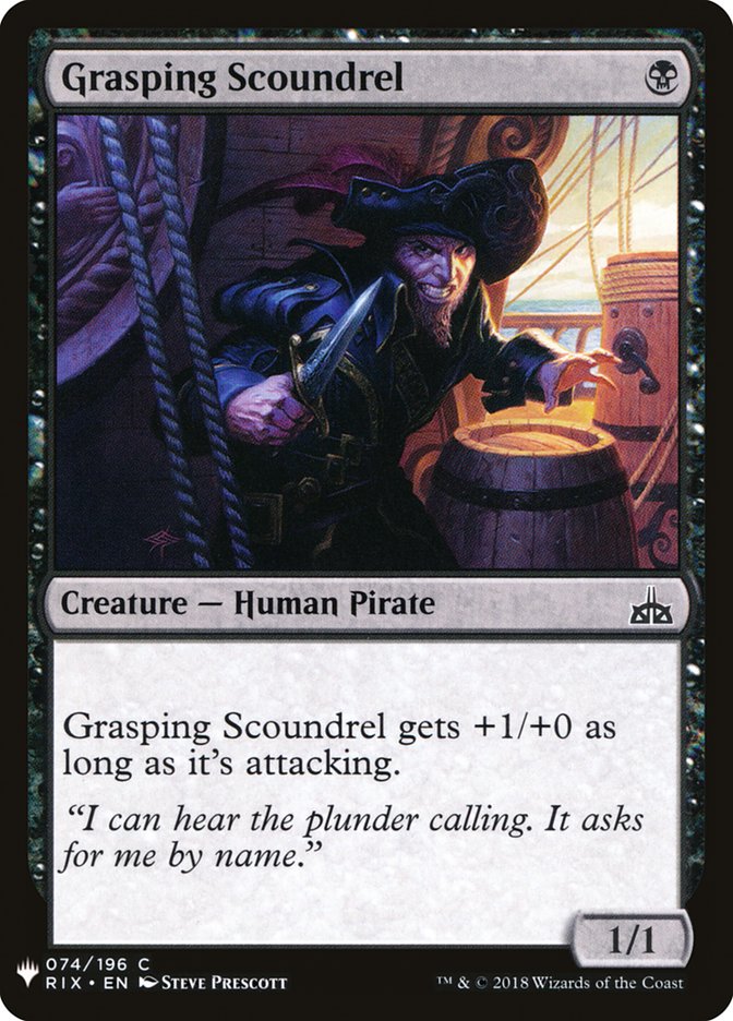 Grasping Scoundrel (The List #RIX-74)