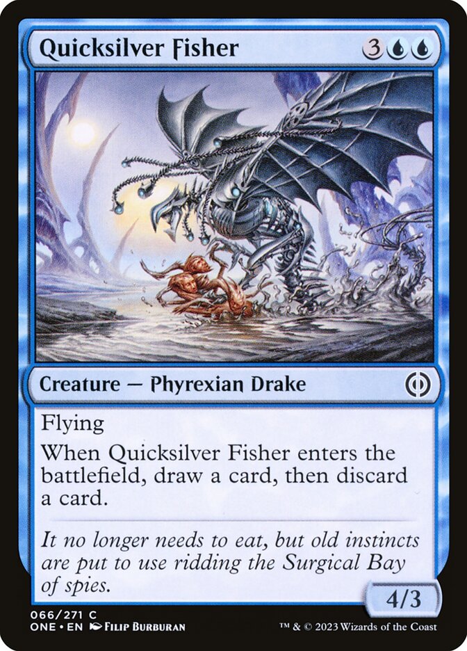 Quicksilver Fisher (Phyrexia: All Will Be One #66)