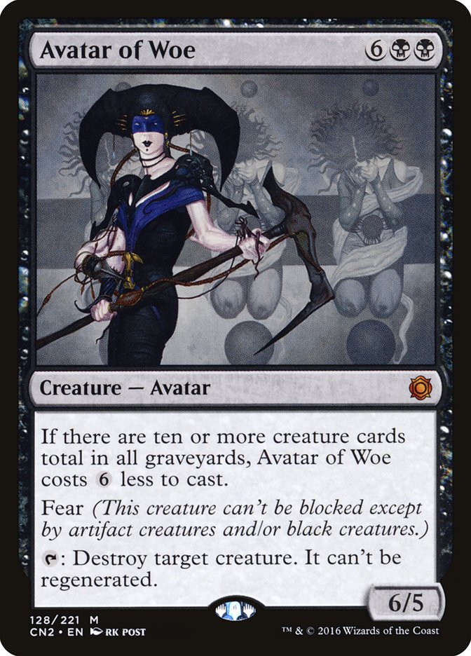 Avatar of Woe  Conspiracy Take the Crown CN2 128  Scryfall Magic The  Gathering Search