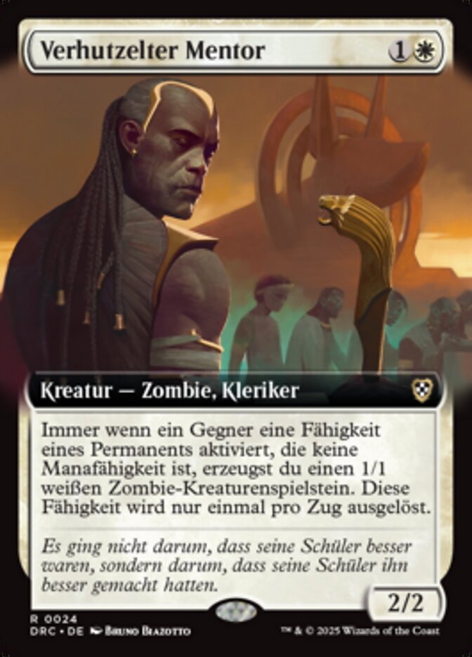 Verhutzelter Mentor