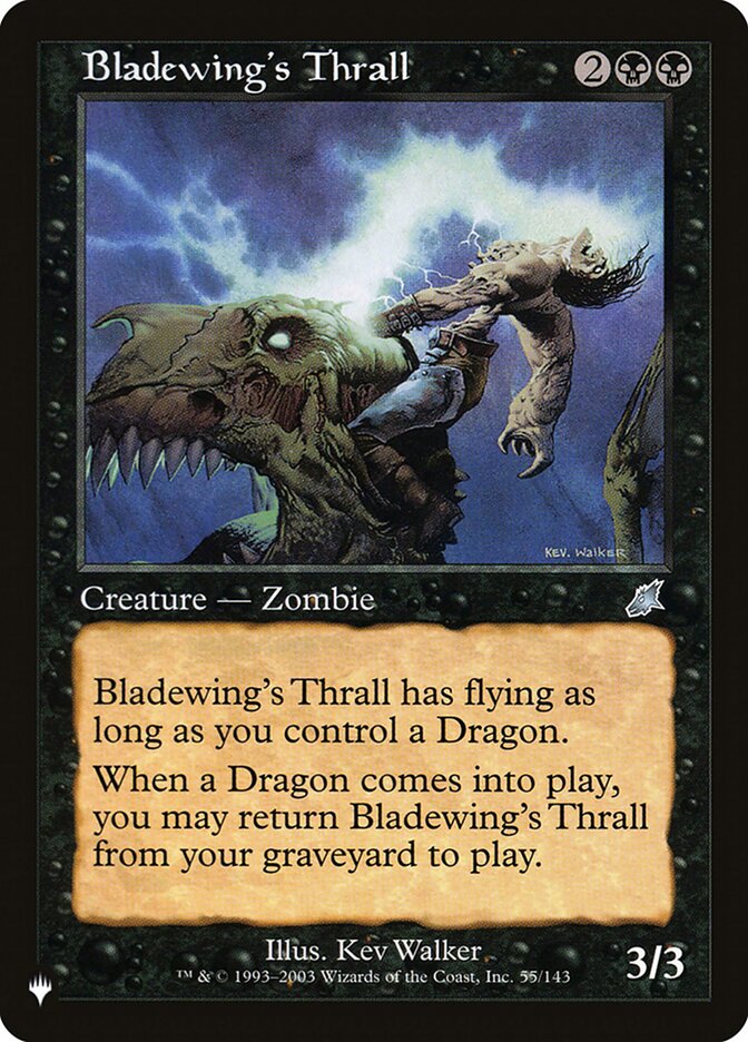 Bladewing's Thrall (The List #SCG-55)