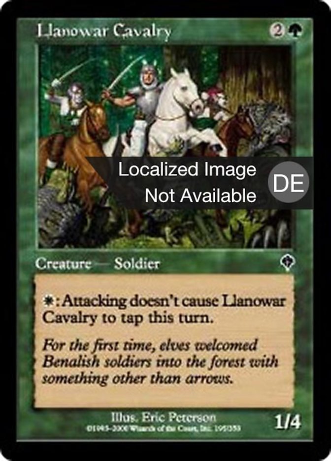 Llanowar Cavalry (Invasion #195)