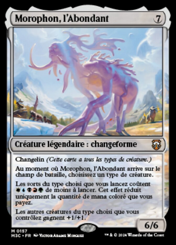 Morophon, the Boundless (Modern Horizons 3 Commander #157)