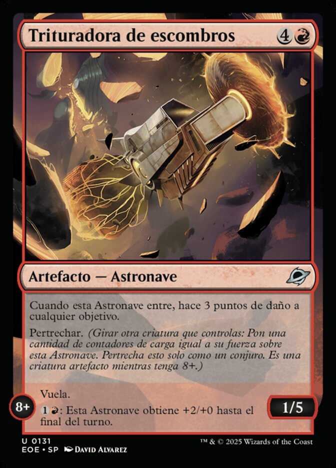 Trituradora de escombros