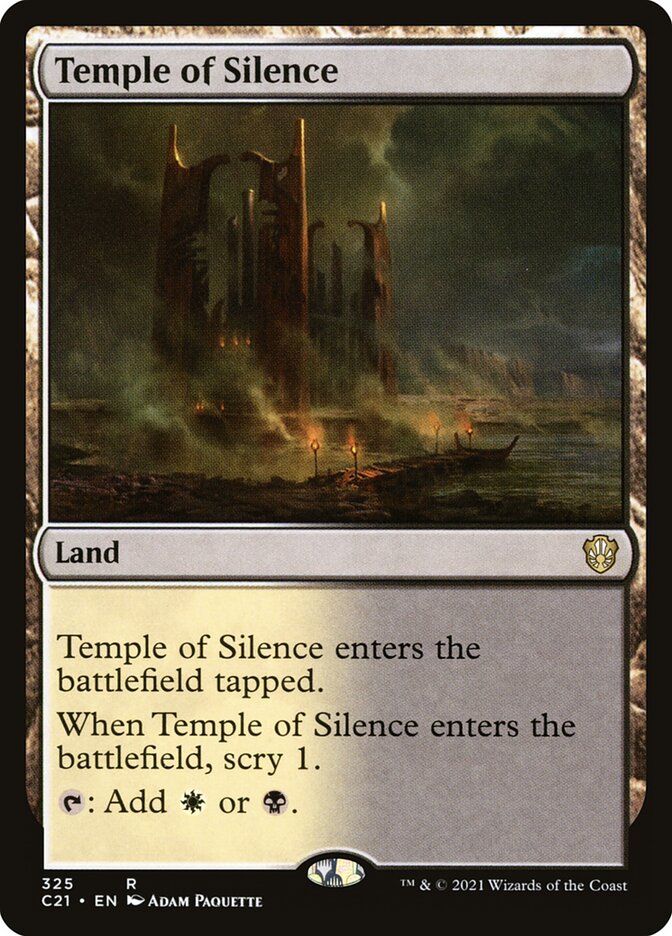 Temple of Silence (Commander 2021 #325)