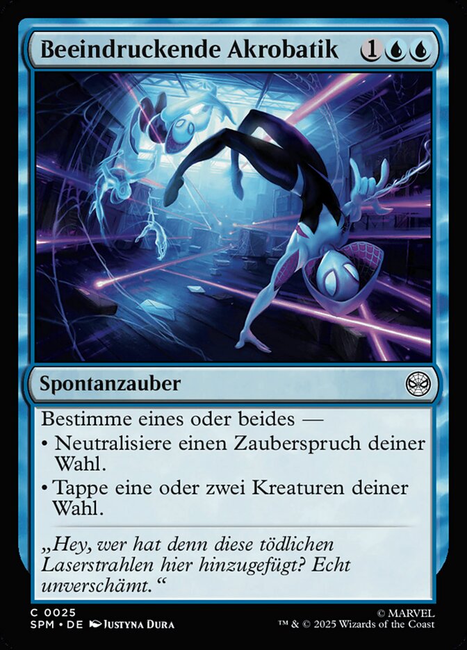 Beeindruckende Akrobatik