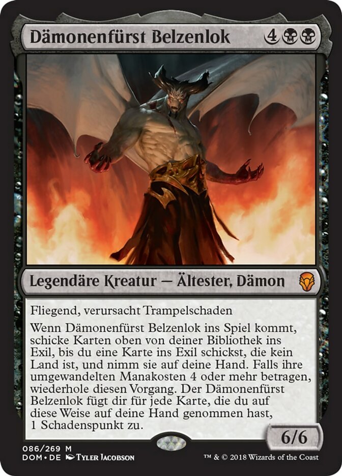 Demonlord Belzenlok (Dominaria #86)