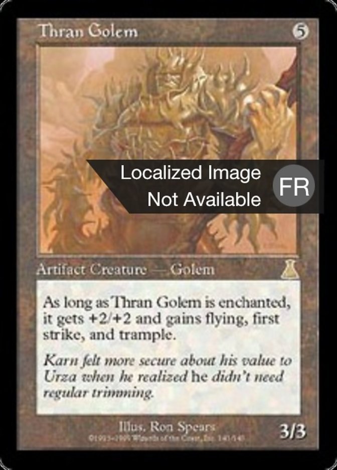 Thran Golem (Urza's Destiny #141)