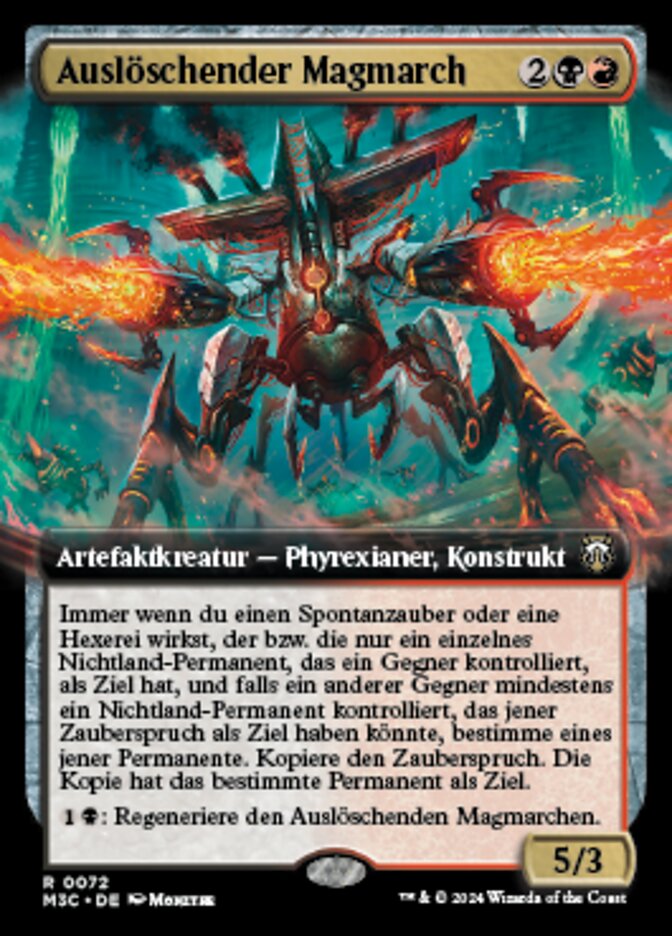 Exterminator Magmarch (Modern Horizons 3 Commander #72)