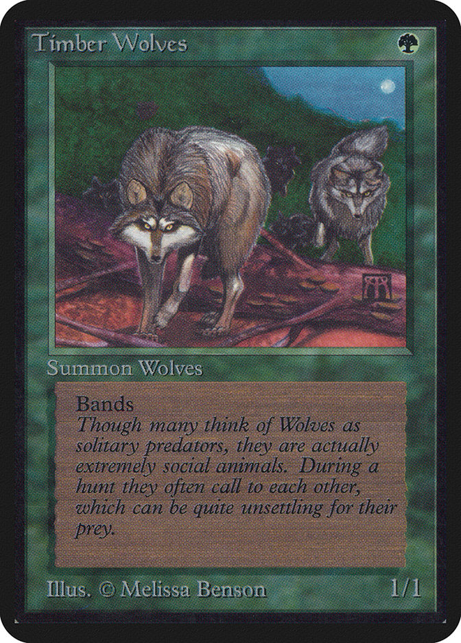 Timber Wolves (Limited Edition Alpha #219)