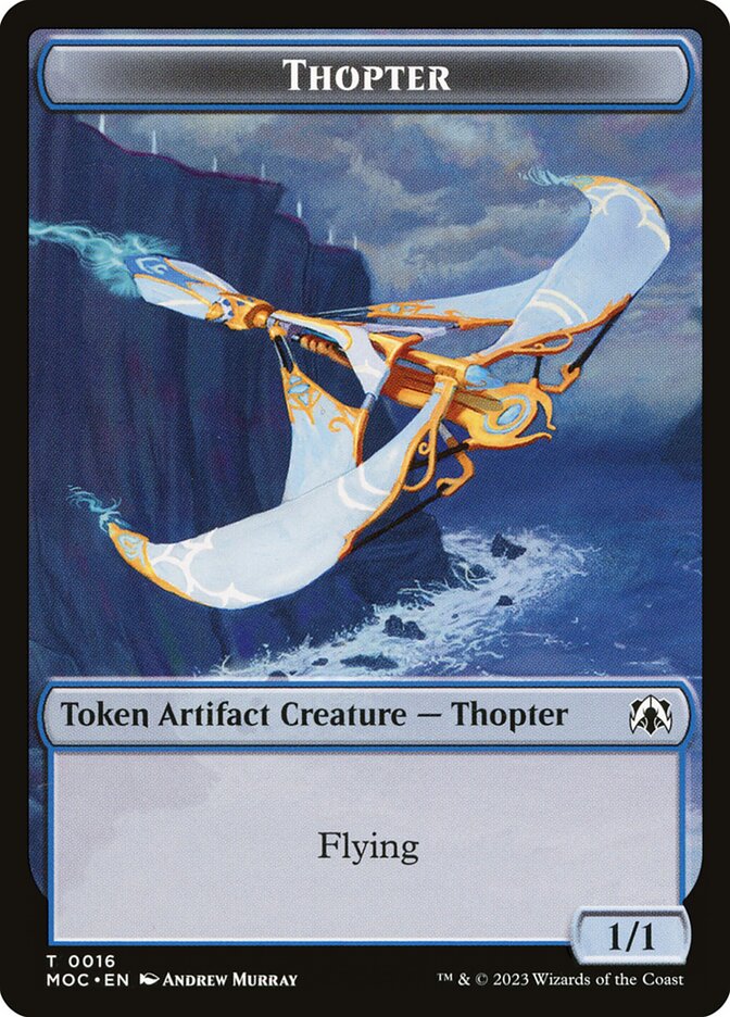 Thopter (March of the Machine Commander Tokens #16)