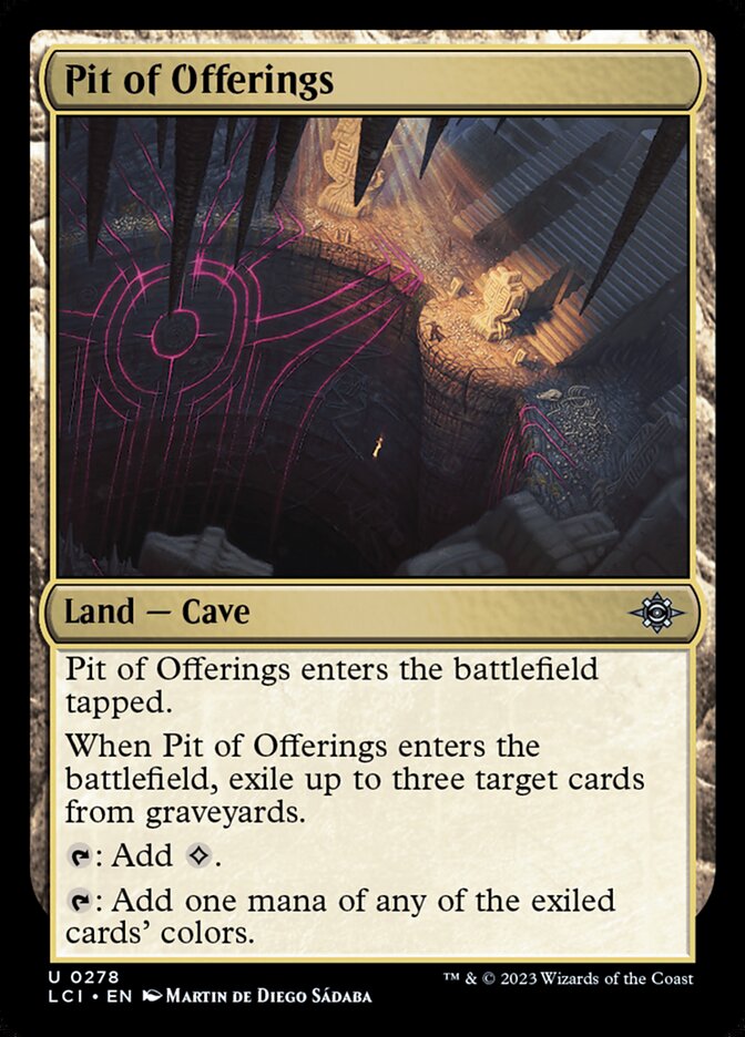 Pit of Offerings (The Lost Caverns of Ixalan #278)