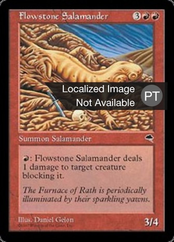 Flowstone Salamander (Tempest #175)
