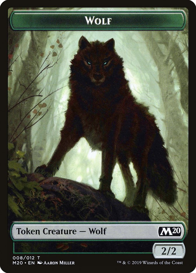 Wolf (Core Set 2020 Tokens #8)