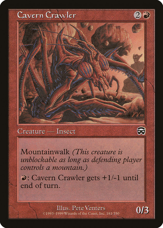 Cavern Crawler (Mercadian Masques #181)