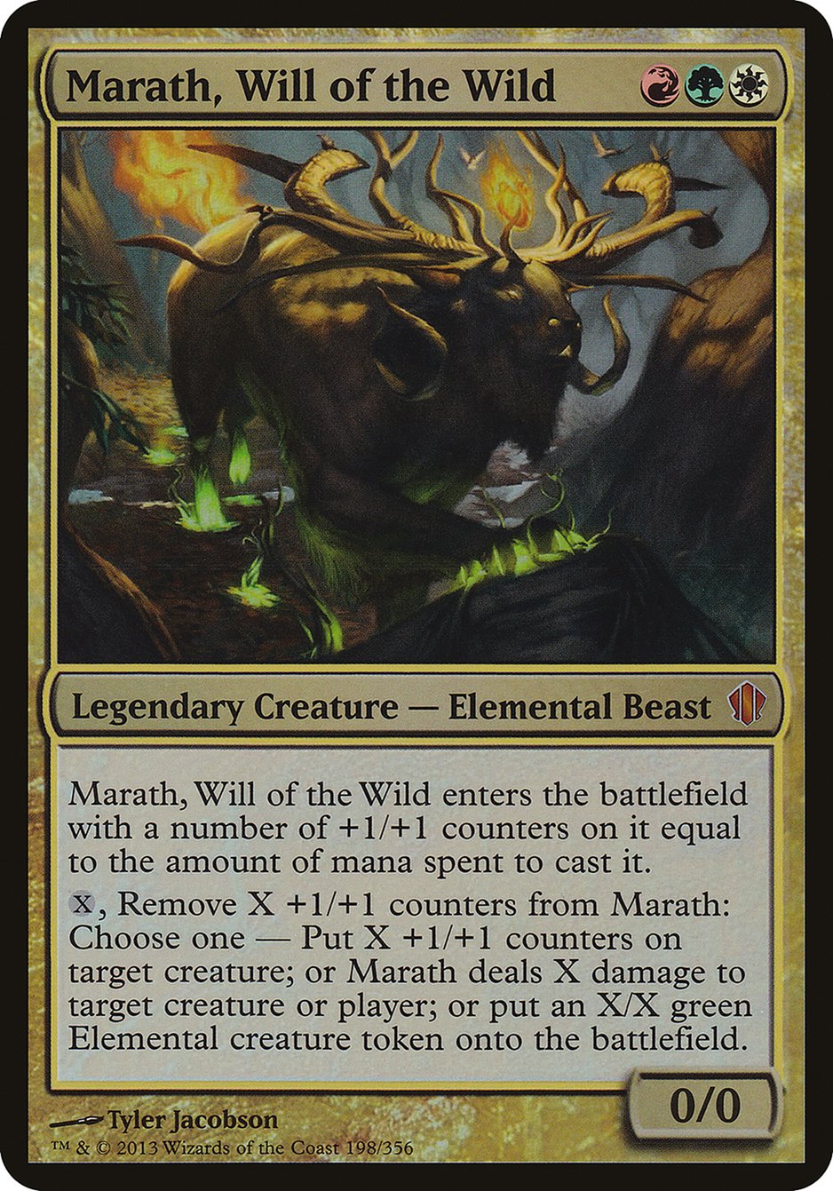 Marath, Will of the Wild (Commander 2013 Oversized #198)
