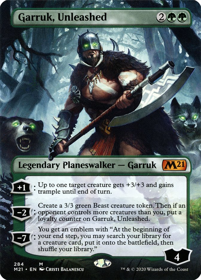 Garruk, Unleashed (Core Set 2021 #284)