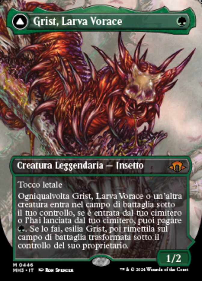 Grist, Voracious Larva // Grist, the Plague Swarm (Modern Horizons 3 #446)