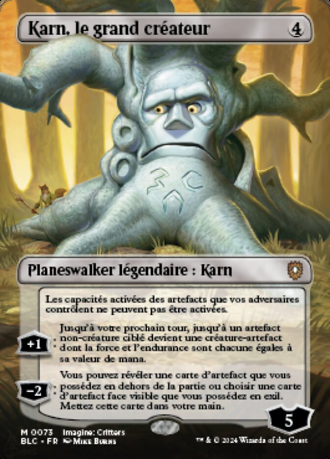 Karn, le grand créateur