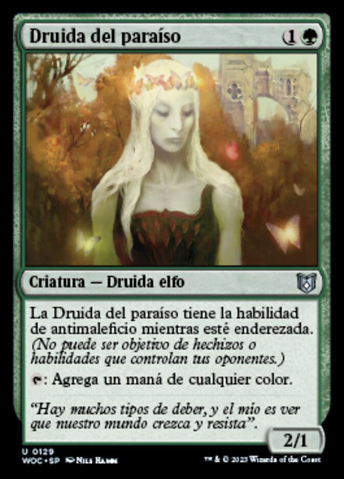 Paradise Druid (Wilds of Eldraine Commander #129)