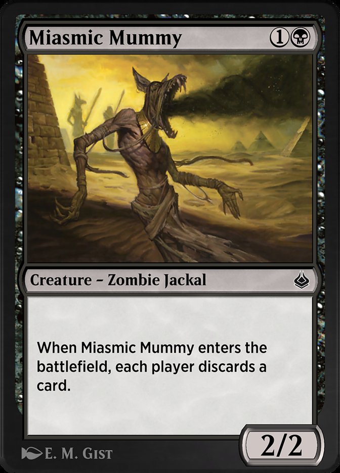 Miasmic Mummy (Amonkhet Remastered #116)